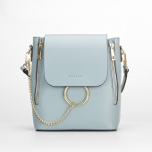 Rucsac dama piele naturala DiAmanti Catania Bleu